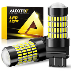 AUXITO 3157 LED bulbs with projector for brighter backup lighting
