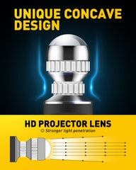 AUXITO 360-degree amber illumination for visibility