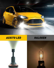 Auxito 6000 lumens brightness provides strong forward visibility at night.