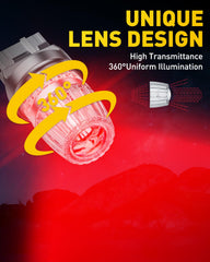 AUXITO 7441/7444 LED bulbs with T20 WY21W compatibility for clear signaling