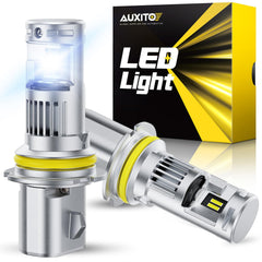 AUXITO 9004 HB1 bulbs deliver 48,000 lumens for brighter night visibility.