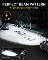 AUXITO 9005 HB3 bulbs IP68 sealed for durability