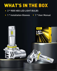 AUXITO 9005 HB3 bulbs pack of two