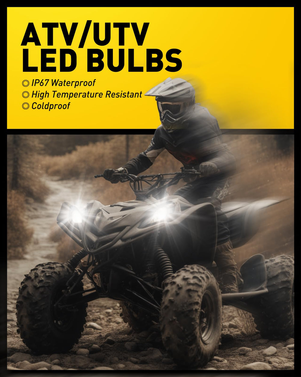 AUXITO 9005 bulbs designed for 1:1 OEM fit across most vehicles