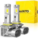 AUXITO 9005 LED bulbs in 1:1 mini design for easy installation.