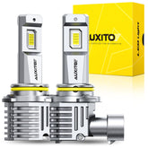 Auxito 9006 HB4 bulbs close-up with CSP chips for bright illumination