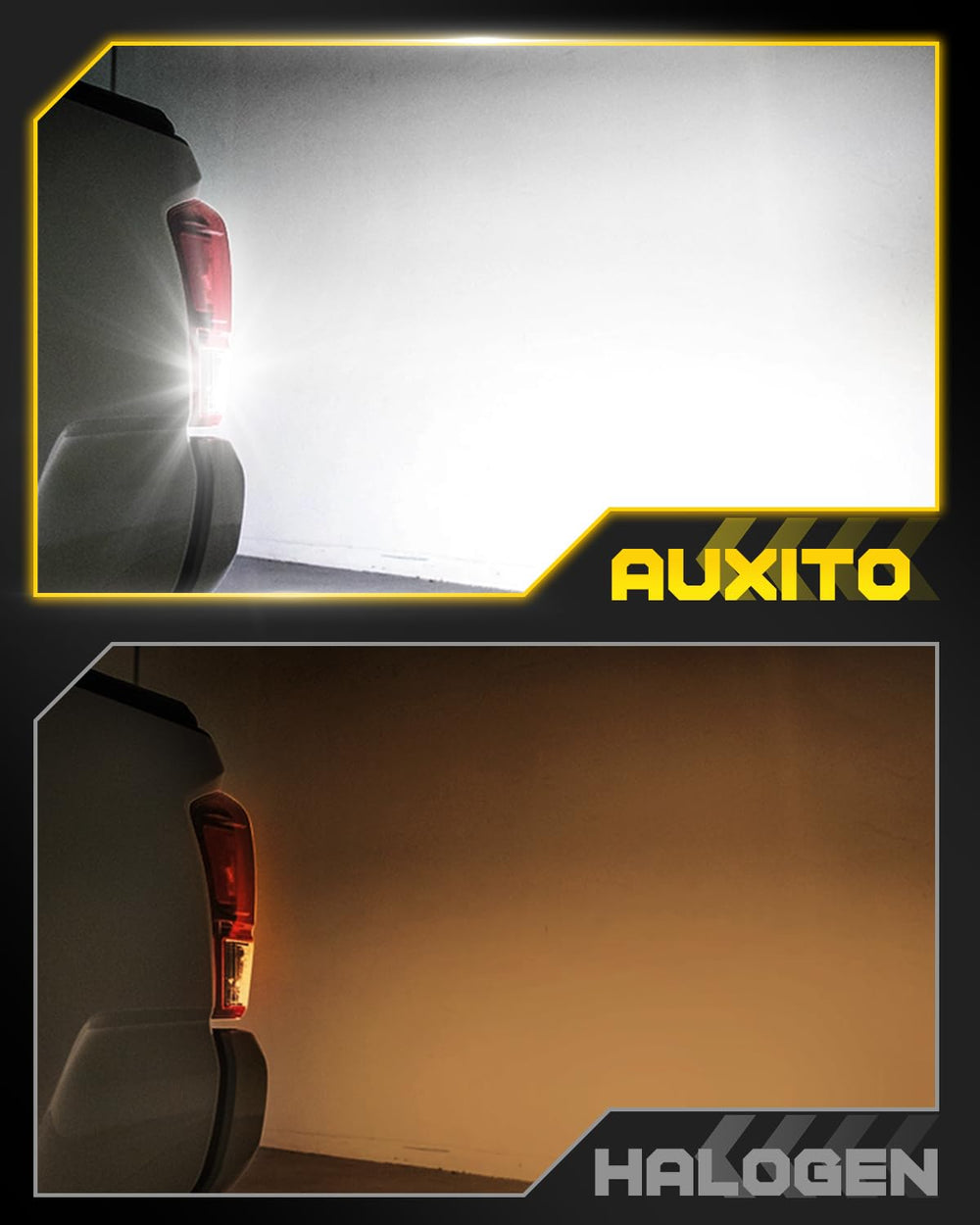 AUXITO 912 LED backup light — efficient heat dissipation for long life.