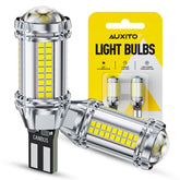 AUXITO 921 reverse light enhances rear visibility for safer night parking.