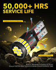 AUXITO aviation aluminum body ensures efficient heat dissipation for longer life.