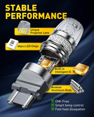 Auxito aviation grade aluminum body provides durable heat dissipation.