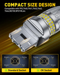 AUXITO aviation-grade aluminum body aids heat dissipation for durability