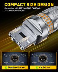 AUXITO aviation-grade aluminum body ensures durable heat management.