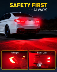 Auxito red LED bulb with aviation-grade body for long-lasting performance.