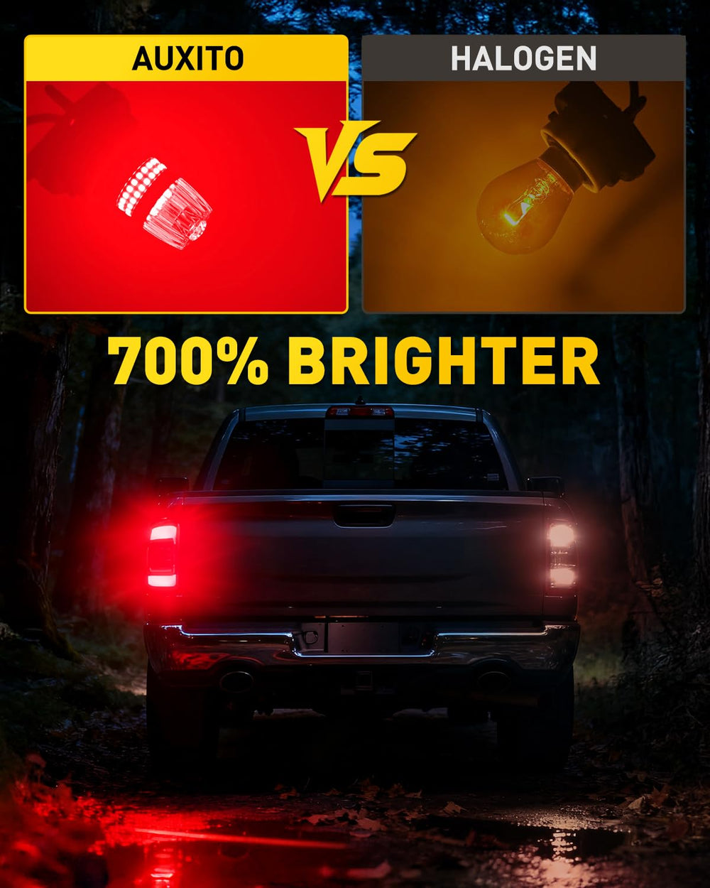 AUXITO 1157 LED bulb installation in minutes for BAY15D sockets