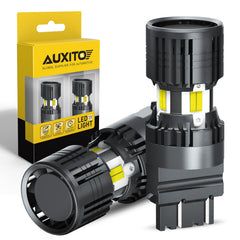 Auxito CANBUS 3157 LED bulbs—front illumination for safer night driving.