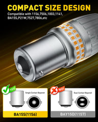 AUXITO EMC-safe LED module minimizes vehicle electronics interference.