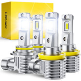Auxito H11 9005 LED bulbs with bright output for safer night driving