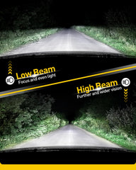 Auxito H11 bulb installation step emphasizes plug-and-play ease