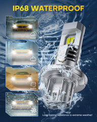 6500K cool white light offers daylight-like visibility.