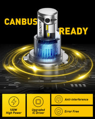 AUXITO 60,000+ hours lifespan helps you replace bulbs less often