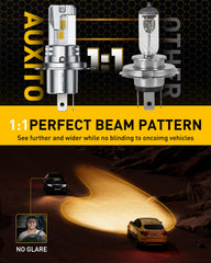 AUXITO yellow light boosts visibility and reaction time