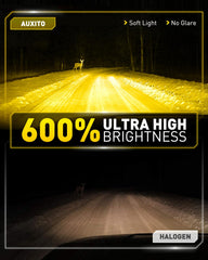 AUXITO non-polar H8/H16 fog light bulbs designed for simple plug-and-play installation.