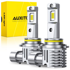 Auxito HB4 LED bulb front view for easy plug-and-play installation