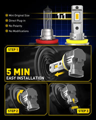 AUXITO intelligent IC fog light works with various vehicles for seamless operation.
