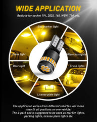 AUXITO license plate light amber-yellow delivers clear plate illumination