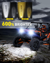 AUXITO P15D projector low-beam delivers focused illumination for safer streets.