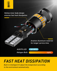 AUXITO parking light amber-yellow improves daytime and nighttime visibility