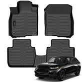 Auxko all-weather mats, driver side fit for HR-V, secure grip for driving.