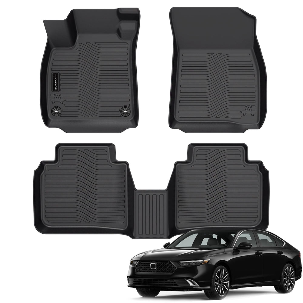 AUXKO all weather floor mats for Honda Accord with precise fit and full coverage