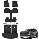 AUXKO all-weather front floor mats fitted to Hyundai Palisade 2026 protect carpet from spills