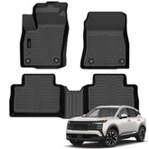 Auxko all-weather mats for Nissan Kicks; laser-fit coverage.