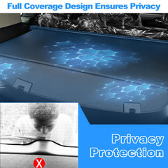 AUXKO carbon fiber cargo cover for Mazda CX-5 showcases a durable surface