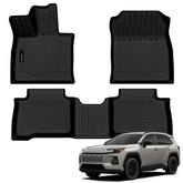 Auxko front view all-weather floor mats for Toyota RAV4 Hybrid 2026 protect interiors from dirt
