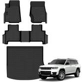 Auxko Grand Cherokee WL front mats with precise fit and durable protection.
