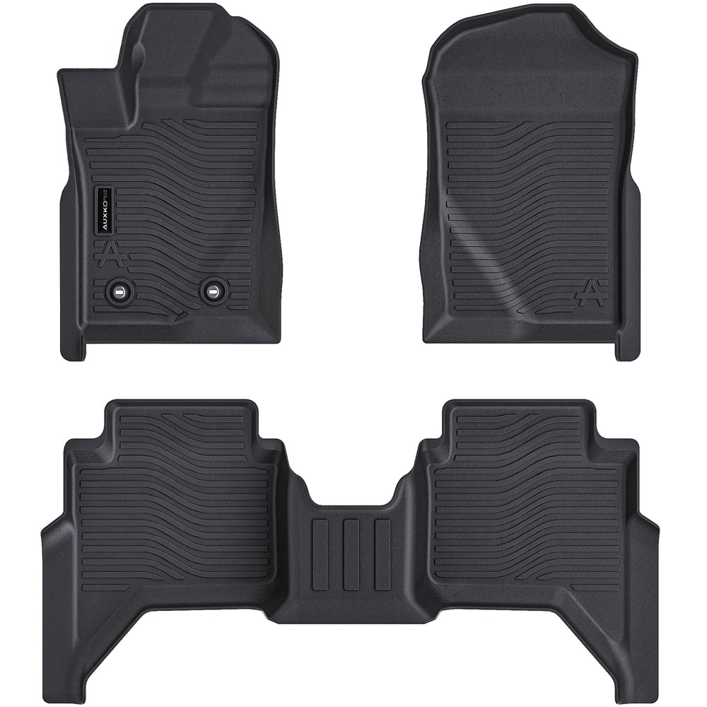 Auxko high-wall design floor mats protect from spills in Ford Ranger