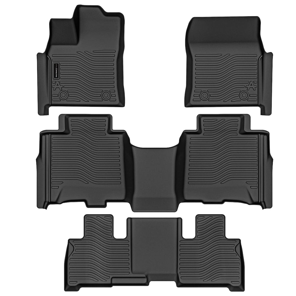 Auxko Sequoia mats show anti-slip nibs to keep mats in place