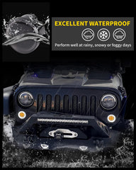 AUXLIGHT durable ABS housing resists impact and weather.