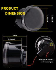 AUXLIGHT waterproof, dustproof, shockproof design for rugged driving conditions.