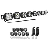 AUXTINGS 52 inch LED light bar with universal mount for rugged off-road visibility.