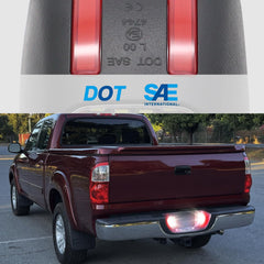 AUYICH white license plate light for Tundra improves night visibility.