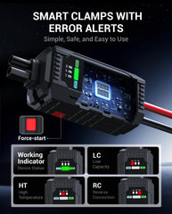 AVAPOW A68 LED light mode for night visibility.