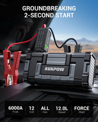 AVAPOW A68 with USB ports ready to power devices on the go.