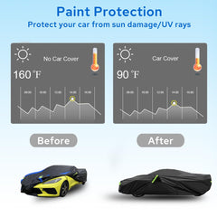 Avecrew Corvette cover indoor outdoor use for year-round protection
