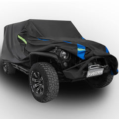 Avecrew size guide helps select the right Wrangler cover fit.