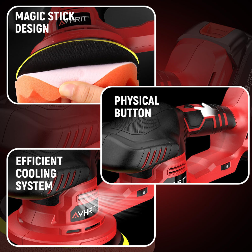 Avhrit carrying bag keeps tools organized for on-the-go detailing.