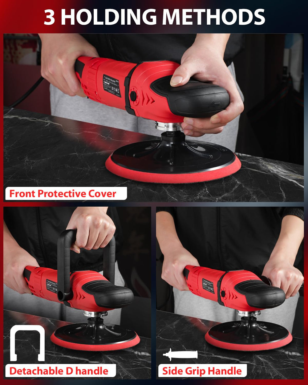 AVID POWER 6-inch backing disc providing stable backing for even polish.